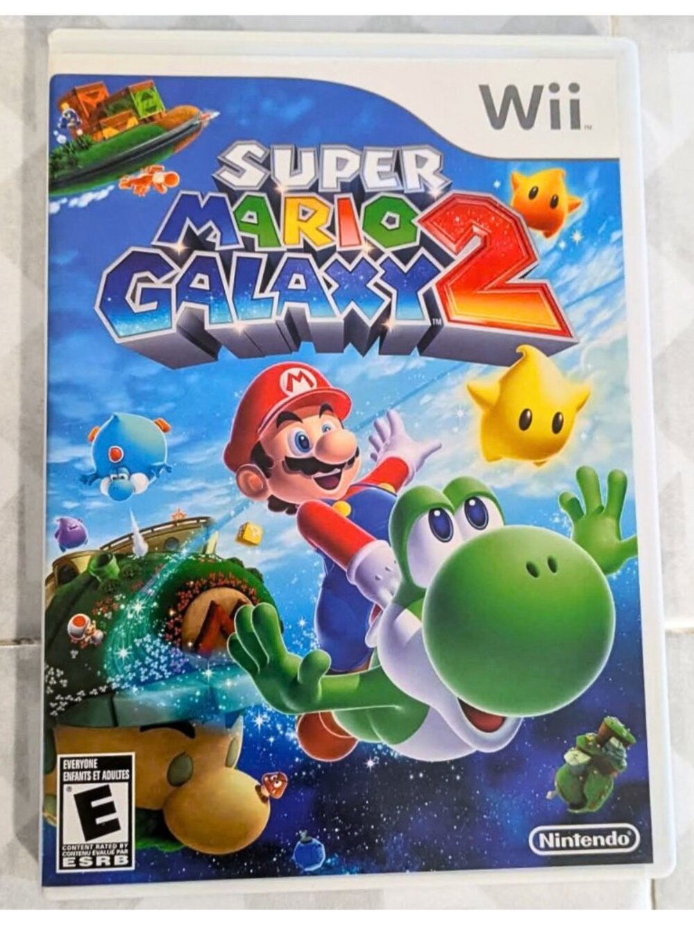 Super Mario Galaxy 2 Nintendo Wii Game Tested Working w/ Case